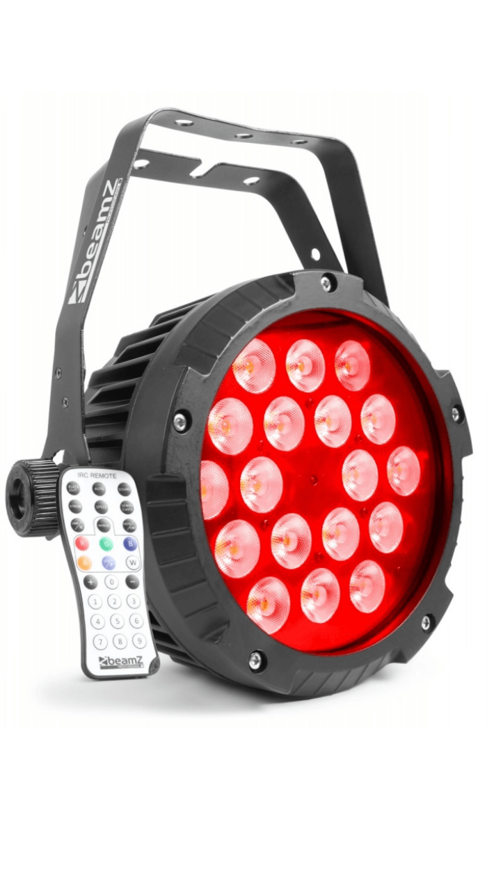 an image of a beamz bwa418 led parcan